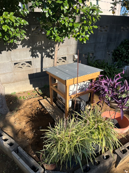 ポンプ小屋製作